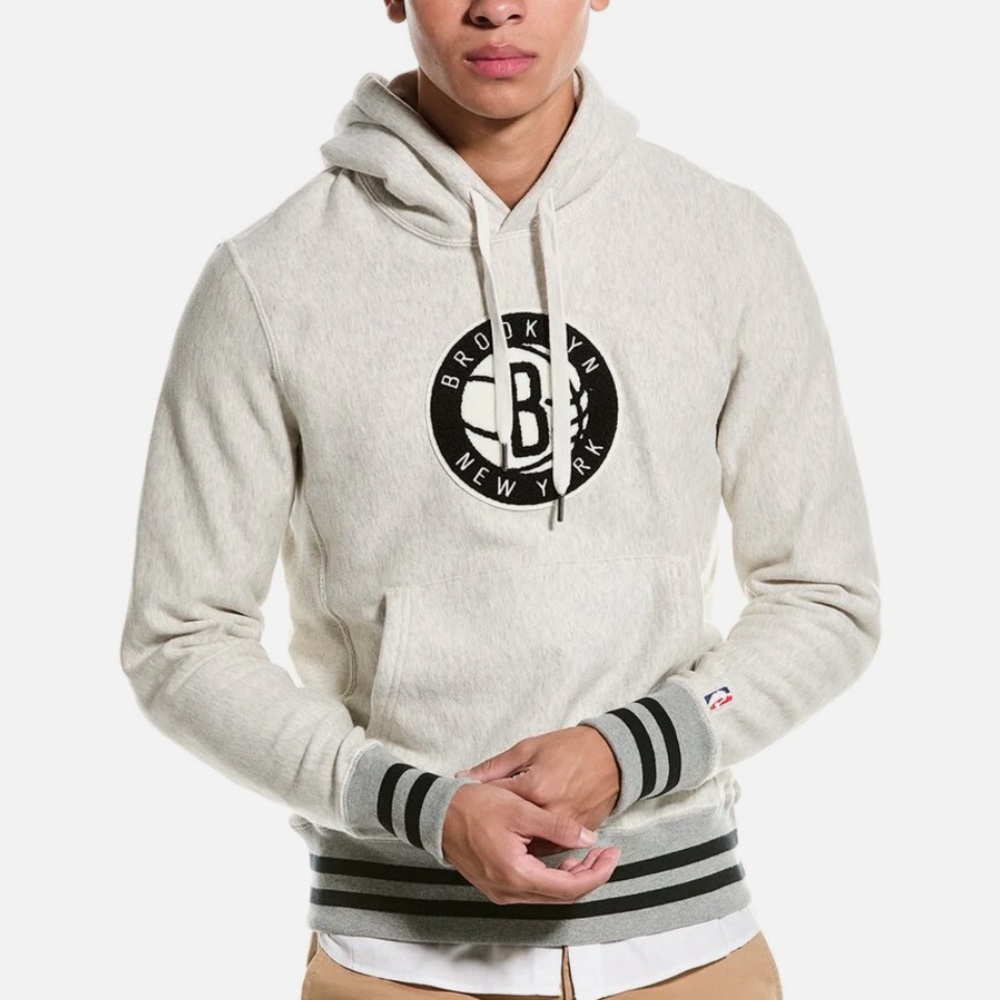 Todd Snyder x NBA collaboration Grey Hoodie French Terry Small size - Brooklyn